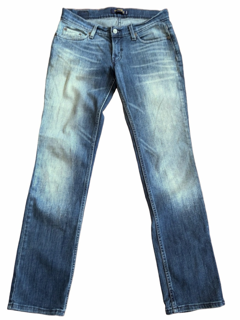 Levi’s 524 Too Superlow Bootcut Jeans Size 7 (30” W) Medium Wash Low Rise